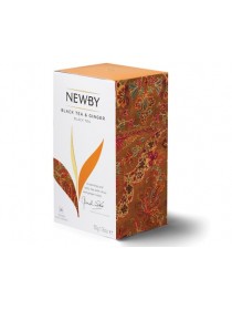 Newby Black Tea and Ginger / Черный чай с Имбирем (25 пакетиков по 2 гр)